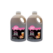 런던브릭스 복숭아 아이스티 베이스 1.9kg 2개세트, 1900g, 2개