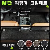 현대 캐스퍼 (2021년10월~현재) 확장형 코일매트, 매트구성 {1열+2열+트렁크(풀세트)}, 컬러-블랙