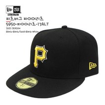 뉴에라 [슈즈네][정품] MLB 어센틱 피츠버그 파이어리츠 얼트 야구모자 사이즈캡 59FIFTY 메이저리그 선수모자 미국직배송