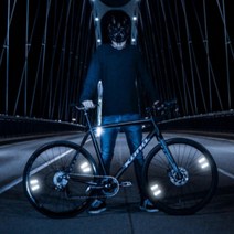 자체발광 레이저 자전거 반사 휠라이트(4p) 야간 라이딩 보호 안전용품 바이크