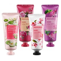 팜스테이 핑크 플라워 블루밍 핸드크림 100ml, 로터스100ml