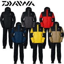 다이와 레인맥스 낚시복 방한복 레인 슈트 웨어 세트 겨울 DW-3522 2022FW, 옐로우