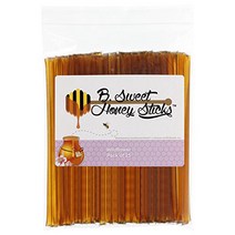 B. Sweet Honey Sticks - Wildflower 25 ct 100% All Natural US Grade A Wildflower Honey Gluten Fre, 1