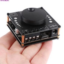 블루투스 미니 앰프 길거리공연 매장용 리시버 통기타 올인원 Hifi 50w + 50w tpa3116d2 스테레오 호환 디지털 보드 aux usb-c 입력, 없음