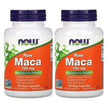 나우푸드 로우 마카 750mg 90 베지캡슐 2통 생마카