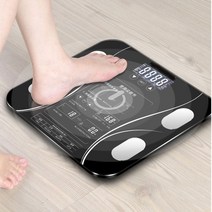 체지방 디지털 인바디 체중계 몸무게 스마트 전자저울, 레드