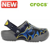 크록스 아동화 39- 204452-019 Kids Crocs Fun Lab Batman Clogs