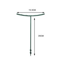 고추말뚝 고추지지대 고추대 고추대뽑기 고추말뚝 136pc 플라스틱 식물 지원 파일 스탠드 꽃 반원 온실 배열 고정 막대 홀더 정원 분재 도구, 1개, l, 1개