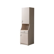 [깊이420mm]세영가구 라운드 옷장상두대, 다이얼키, 워시오크