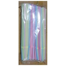 혼합빨대 21Cm 100입 * 10개 업소용 대용량빨대 스트로우 생수빨대, 1