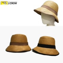 [제이크로우] 심플 리본 지사 여성 페도라 모자 (JCCS-2SRP1C11), 색상:브라운