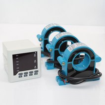 유속계 3pcs 클램프 CT 센서 AC0-50A 100A 150A 200A 400A 600A 상 전류계, 07 100A_01 72*72 미리메터