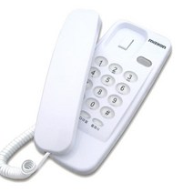 [일오삼유통] 전화코드 전화케이블 맥슨전화기 대명전화기 테이블전화기 유선전화기선, 혹★ 맥슨103 심플 화이트 벽걸이 유선 전화기, [좋아요]