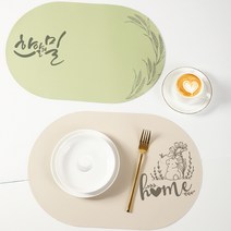 가죽식탁매트 방수식탁매트 가죽테이블매트 식탁테이블매트 식탁받침대 방수테이블매트 우드테이블매트, 성경_8.감사합니다사랑합니다, 아이보리, 1개