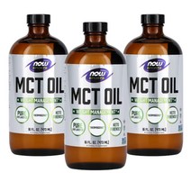 [3개세트] 나우푸드 MCT 오일 코코넛 추출 473ml 무향