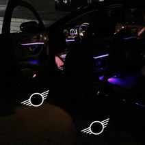 차량용 무드등 LED 웰컴라이트 자동차 도어 프로젝터 로고 램프 미니 쿠퍼 One S JC, New Logo