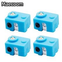 밀리터리 군사 더블 라이플 케이스 가방 1PCS 새로운 보호 실리콘 양말 커버 E3D V6 가열 블록 따뜻한 유지 Reprap 3D 프린터 부품에 대 한, 2pcs Cover, Blue