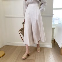 치코엘라 ㅡ 너프초 주래모 린넨 와이드 팬츠