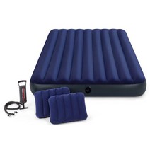 캠핑 차박 텐트 2인용 자충매트 장비 발포매트 백패킹 더블 에어매트, 세트 152x203x25cm(더블
