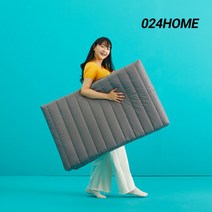 024홈 국민토퍼 3단 접이식 토퍼 매트리스 10cm 퀸, 차콜그레이, 1개