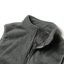 성인수면조끼 포근한 폴리스조끼 데일리 이너 후리스 빅사이즈