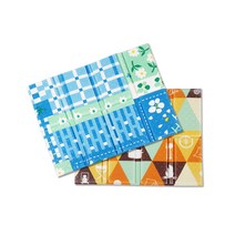 8단 미니 방석, 블루