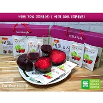 제천 월악산 비트앤사과즙 100mlx60포