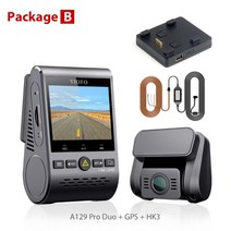 블랙 박스 a129 pro duo viofo 4k dual dash cam ultra hd 4k for road front 최신 4k dvr 슈퍼 나이트 비전 차량용 및 hk3, b, 협력사, 비오포 64기가