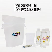 토단 (완구 검사 통과) 안전한 나만의 지글리슬라임 만들기 KIT, 단품