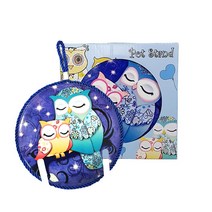 테디베어 북유럽풍 세라믹 손잡이 냄비받침 7종, 패밀리 부엉이