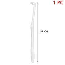 교정 치간 칫솔 치아 소프트 브러쉬 사람들 중괄호 갭 청소 도구, 01 1PC White
