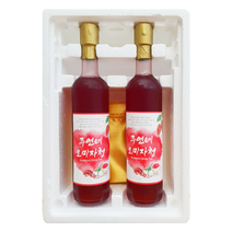 오미자청 1500ml 500ml 750ml 오미자원액 오미자엑기스 오미자액기스 오미자차 오미자발효액 선물세트 강원도 인제군 국내산 오미자효소 명절선물세트, 500ml(유리병 2병)