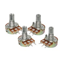 포에버 가변저항 볼륨조절스위치 포텐션미터 저항기 용접부품, 1개, 1번(16mm)-20K