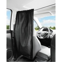 2P 좌+우 양측 사계절 차박 커튼 자동차 화물차 SUV 캠핑카 다용도용 암막 커텐 커튼 햇빛가리개 가림막 1열 2열 운전석 뒷자석 오토캠핑 개인 프라이버시, 블랙M(2P(좌.우)+설치킷)