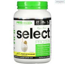 쎌렉트 노인 단백질 쉐이크 837g 피넛버터 미국 수입 프로틴 파우다 분말