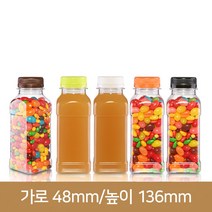 페트병 플라스틱병 사각쥬스페트 200ml(A) 35파이, 흰색, 1개