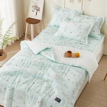 [CDS-212]더크린 페스티벌 아사면 누빔이불 SS블루 단품