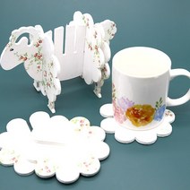 양 컵받침 Set 반제품 M-02-026