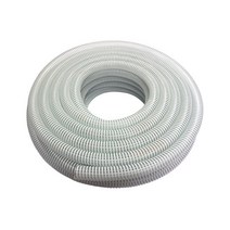 투명 나선호스 32mm x50M롤 /펌프호스 물호스 송배수용 배관용 식품용 전선보호용 호스, 1개