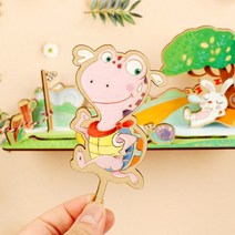 유니아트 동화만들기 토끼와 거북이의 경주