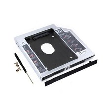 RYRA 9.5mm 12.7mm 두 번째 HDD 캐디 SATA 3.0 Optibay 2.5 "SSD DVD CD-ROM 인클로저 어댑터 하드 디, 02 12.7mm