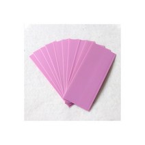20/50/100pcs 18650 Lipo 배터리 랩 PVC 열 수축 튜브 Precut 너비 29.5mm x 72mm 절연 필름 보호 케이스 팩 슬리브, 400pcs, 분홍색