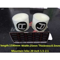 자전거 타이어 로드자전거 타이어 라이너 펑크 방지 26 27.5 29 700C 24 MTB 로드 산악 보호 패드 2 개, 20 인치 406