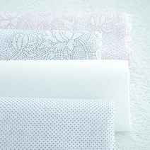 자투리 얇은 미끄럼방지 원단 택1, 얇은 미끄럼방지 원단 투명플라워