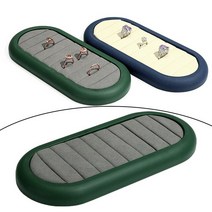 보석귀걸이 우아한 패션 PU 가죽 디스플레이 트레이 스토리지 쇼케이스 카운터 탑 홀더 Accs 3550902967