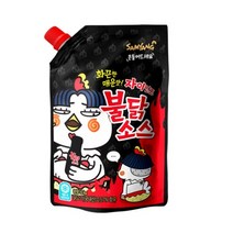 삼양식품 자이언트 불닭소스 2kg 업소용 불닭볶음면소스, 4개