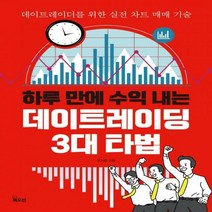 하루 만에 수익 내는 데이트레이딩 3대 타법 데이트레이더를 위한 실전 차트 매매 기술