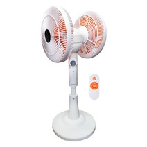 유니맥스 360도 회전 더블헤드 리모컨 선풍기 12인치 높낮이조절 UMDF-5012