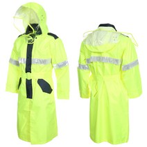 A-80018 교통안전우의 코트우의 연두색 M~3XL 빅사이즈 우의 우비 원피스 모범 교통 등산 오토바이 아진