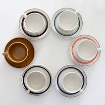 카네수즈 홍차잔 찻잔세트 (6컬러), 빈티지카키, 1개